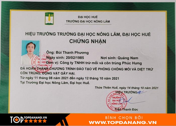 chung nhan diet moi phuc hung anh 1