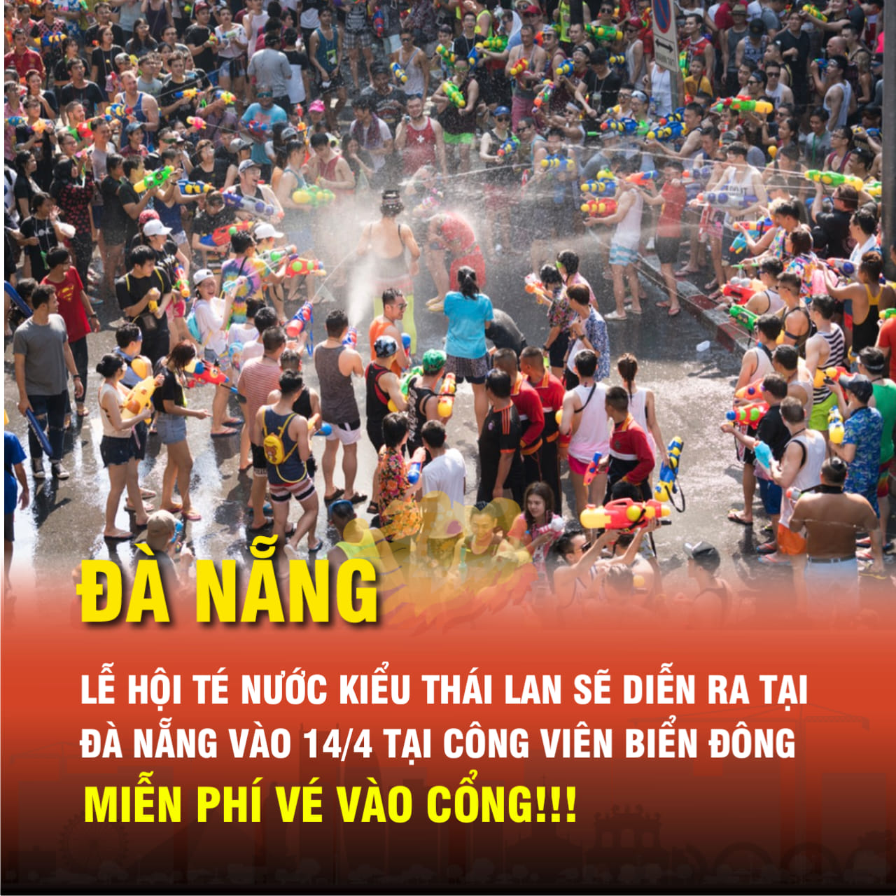 Lễ hội té nước Songkran Đà Nẵng 4/2024